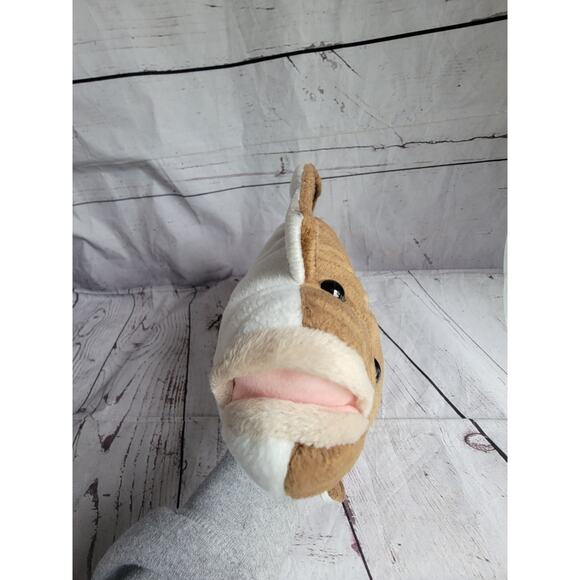 Flounder Flatfish Plush Large Stuffed Fish Toy 17in Cabin Critters - Picture 6 of 7